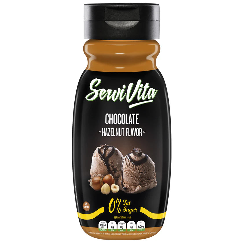 Salsa Zero 320 ML Avellana y Chocolate SERVIVITA
