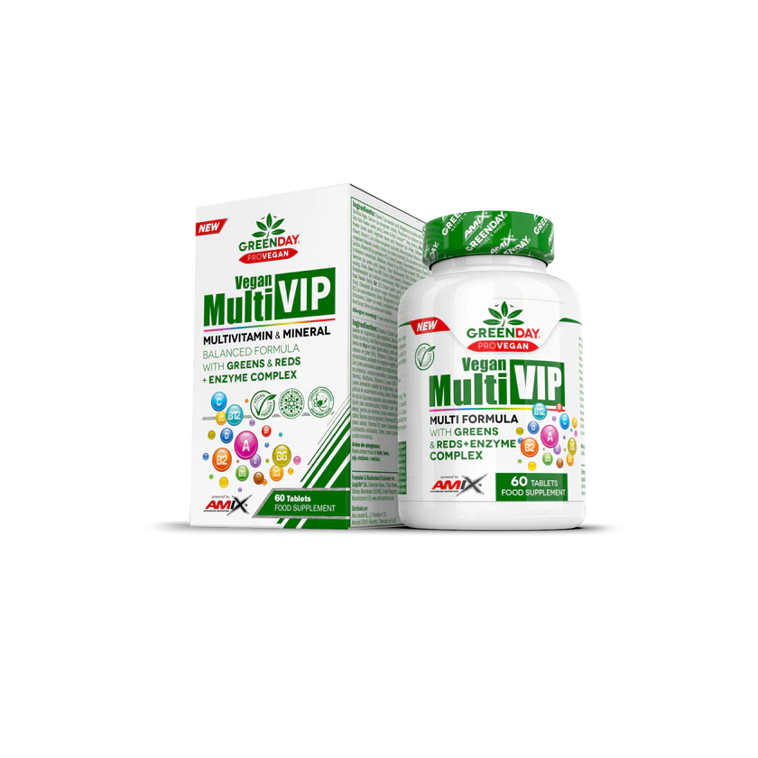 Mutivitamínico ProVegan Multi VIP 60 TAB - Greenday®