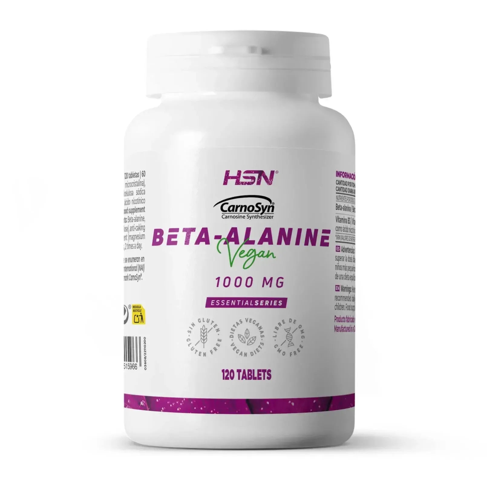 Beta-alanina 1000mg (CarnoSyn®) - 120 CAPS