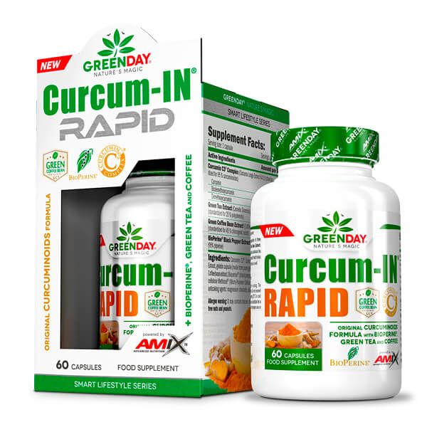 Cúrcuma Curcum-In Rapid 60 CAPS - Greenday®