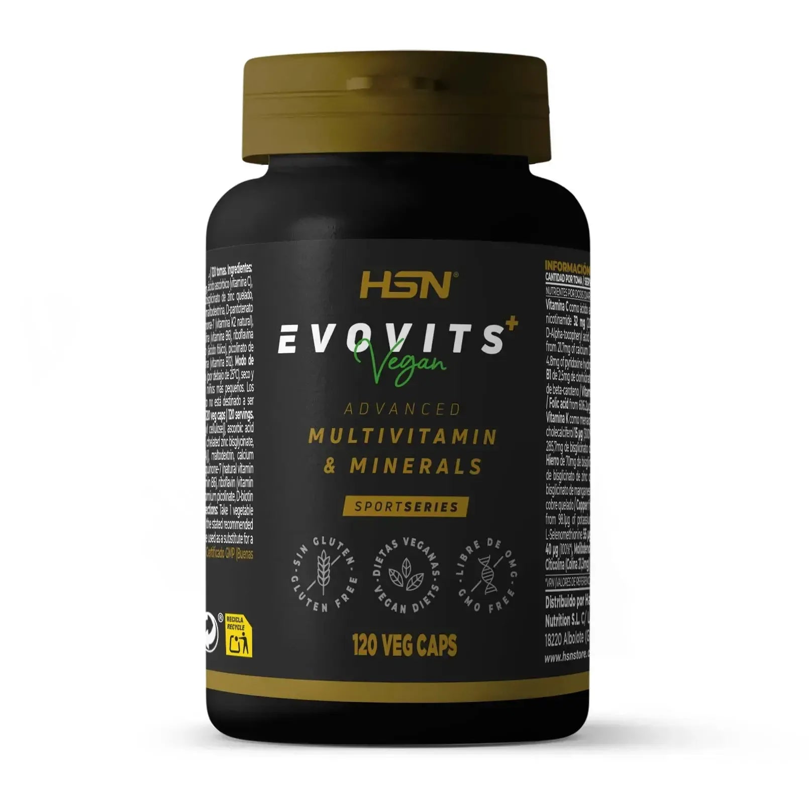 Evovits Plus+ (Multivitamínico) - 120 VEG CAPS