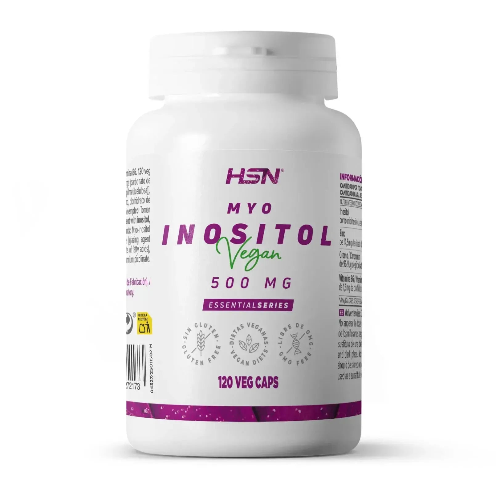 Inositol 500 MG - 120 VEG CAPS