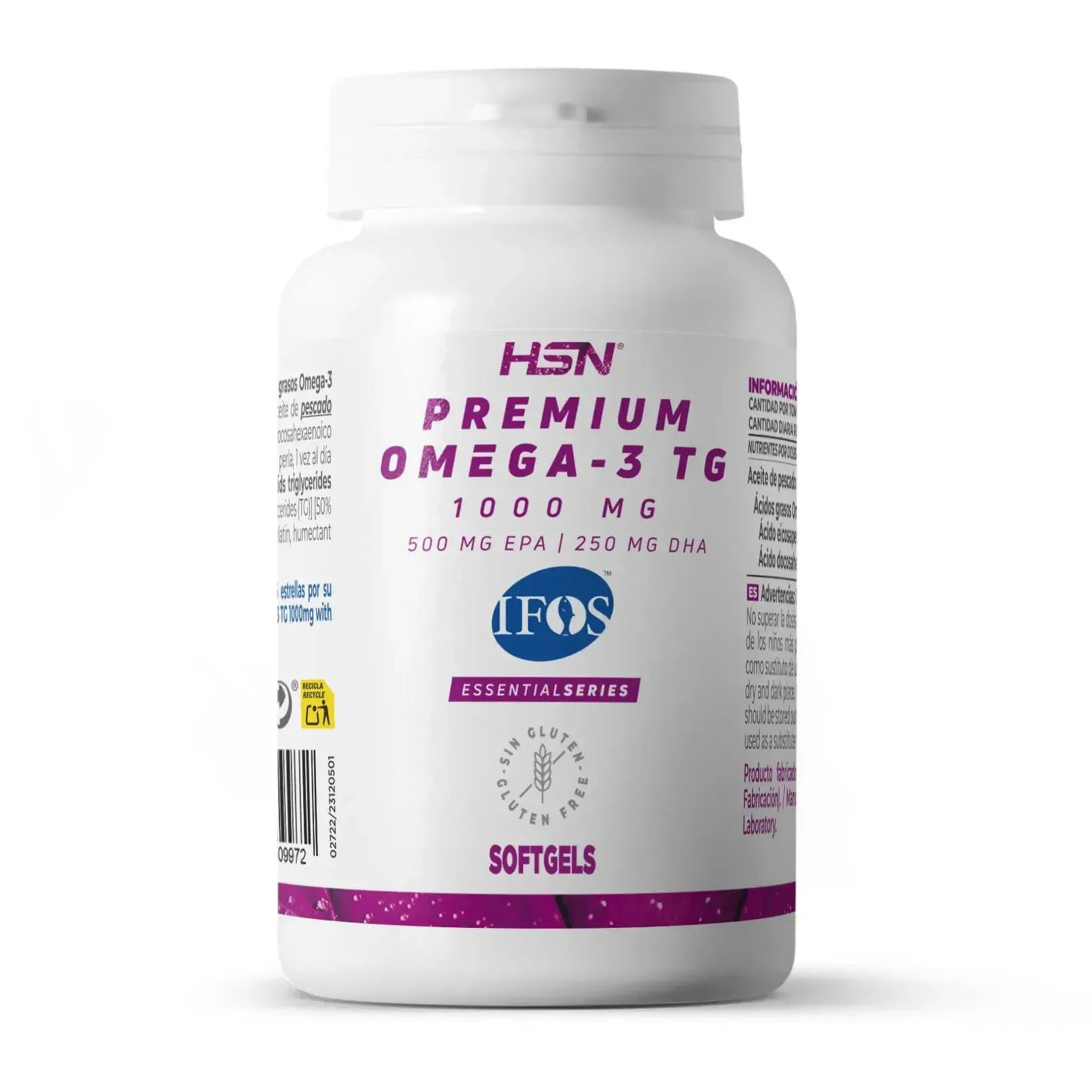 Premium Omega-3 TG (IFOS) 1000mg - 120 PERLAS